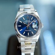 Rolex Datejust Blue Dial King Size 36 mm Ref.126200 (03/2021)