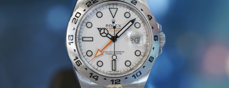 Rolex Explorer II Orange Hand White Dial 42 mm Ref.216570 (03/2014)