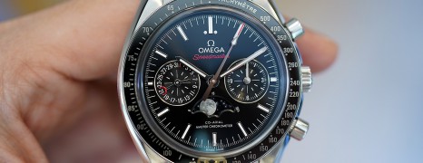 Omega Speedmaster Moonwatch Moonphase Black Dial Chronograph Master Chronometer 44.25 mm (Thai AD 08/2022)