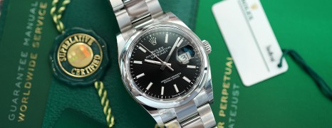 NEW!! Rolex Datejust Black Dial 36 mm Ref.126200 (NEW Thai AD 02/2023)