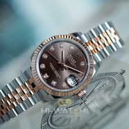 NEW!! Rolex Datejust Everose Rolesor Chocolate Diamond 31 mm REF.278271 (NEW Thai AD 01/2023)