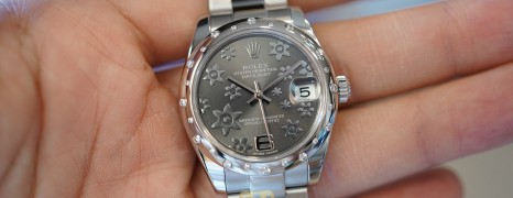 Rolex Datejust Floral Dial Diamond Bezel 31 mm Ref.178344 (เพชรกระจาย) (06/2016)