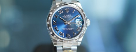 NEW!! Rolex Datejust Bright Blue Dial Diamond Bezel 31 mm Ref. 278344RBR (ขอบเพชรกระจาย)(NEW Thai AD 11/2022)