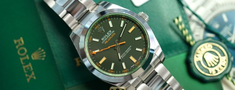 NEW!!! Rolex Milgauss Black Dial Green Sapphire 40 mm Ref.116400GV (NEW Thai AD 02/2023)