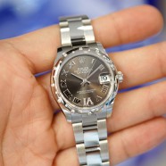 Rolex Datejust Dark Grey Dial Diamond Bezel 31 mm Ref. 278344RBR (เพชรกระจาย เพชร VI)(Thai AD 02/2023)