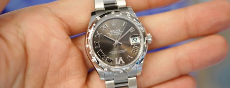Rolex Datejust Dark Grey Dial Diamond Bezel 31 mm Ref. 278344RBR (เพชรกระจาย เพชร VI)(Thai AD 02/2023)