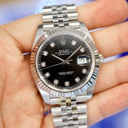 NEW!!! Rolex Datejust 41 White Gold Bezel Black Dial Diamond 41 mm Ref.126334 (NEW 04/2023)