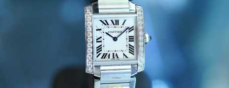 Cartier Tank Francaise Diamond Quartz Medium 30 mm x 25 mm Ref.W4TA0009 (08/2022)