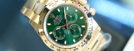 NEW!!! Rolex Cosmograph Daytona Full Yellow Gold Green Dial (LOKI) 40 mm Ref.116508 (NEW 04/2023)