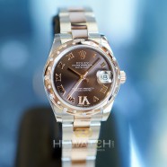 Rolex Datejust Everose Rolesor Chocolate VI Diamond 31 mm REF.178341 (07/2017)