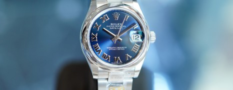 NEW!! Rolex Datejust Blue Roman Dial Boy Size 31 mm REF.278240 (NEW 05/2023)