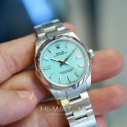 NEW!!! Rolex Oyster Perpetual Turquoise Blue Dial (Tiffany) 31 mm Ref.277200 (NEW 05/2023)