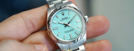 NEW!!! Rolex Oyster Perpetual Turquoise Blue Dial (Tiffany) 31 mm Ref.277200 (NEW 05/2023)