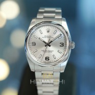 Rolex Oyster Perpetual Silver Dial 34 mm REF.114200 (Thai AD 06/2017)