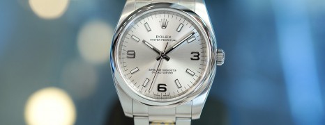 Rolex Oyster Perpetual Silver Dial 34 mm REF.114200 (Thai AD 06/2017)