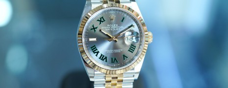 NEW!! Rolex Datejust Jubilee 2K Slate Grey Roman (Wimbledon) 36 mm REF.126233 (NEW 07/2023)