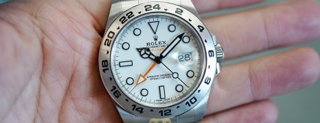 Rolex Explorer II Orange Hand White Dial 42 mm Ref.216570 (05/2019)