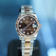 NEW!! Rolex Datejust Everose Rolesor Chocolate Diamond 31 mm REF.278271 (NEW 04/2023)