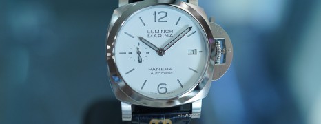 NEW!!! Panerai 1371 Luminor Quaranta White Dial 40 mm (NEW Thai AD 10/2023)