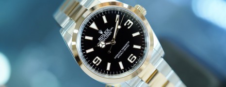 Rolex Explorer I 2K Yellow Rolesor 36 mm Ref.124273 (01/2022)