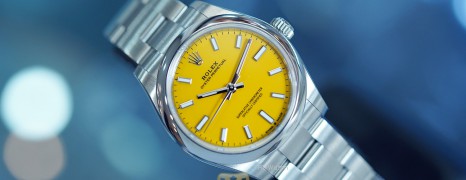 NEW!!! Rolex Oyster Perpetual Yellow Dial 31 mm Ref.277200 (NEW 12/2021)