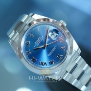 Rolex Datejust 41 Azzurro Blue Roman Dial 41 mm Ref.126300 (03/2023)