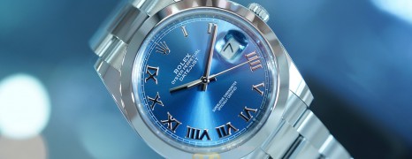 Rolex Datejust 41 Azzurro Blue Roman Dial 41 mm Ref.126300 (03/2023)