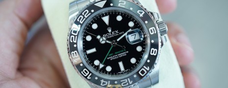 Rolex GMT-Master II Black Ceramic Green Hand 40 mm REF.116710LN (05/2014)