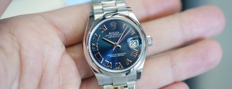 NEW!! Rolex Datejust Blue Roman Dial Boy Size 31 mm REF.278240 (NEW 05/2023)