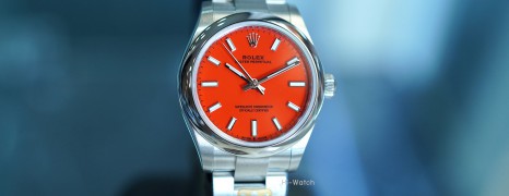 NEW!!! Rolex Oyster Perpetual Coral Red Dial 31 mm Ref.277200 (NEW 02/2022)