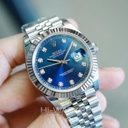 NEW!!! Rolex Datejust 41 White Gold Bezel Blue Dial Diamond 41 mm Ref.126334 (NEW 05/2023)