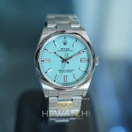 NEW!!! Rolex Oyster Perpetual Turquoise Blue Dial (Tiffany) Dial 36 mm REF.126000 (NEW 12/2023)