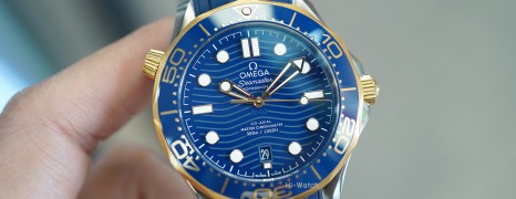 Omega Seamaster Diver 300M Steel-Yellow Gold 18K Master Co-Axial Blue Dial 42 mm (03/2021)