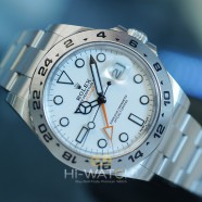 Rolex Explorer II Orange Hand White Dial 42 mm Ref.216570 (05/2019)