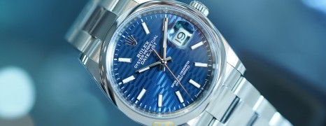 Rolex Datejust Blue Motif Dial 36 mm Ref.126200 (Thai AD 06/2023)