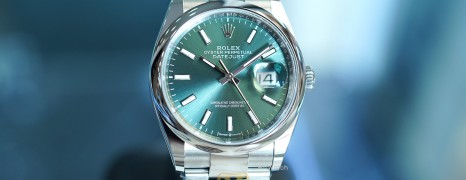 NEW!!! Rolex Datejust Mint Green Dial 36 mm Ref.126200 (NEW 02/2024)