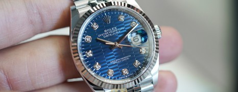NEW!!! Rolex Datejust Jubilee Blue Motif Diamond Dial 36 mm Ref.126234 (NEW 02/2024)