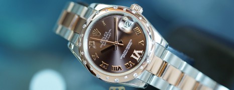 Rolex Datejust Everose Rolesor Chocolate VI Diamond 31 mm REF.178341 (07/2017)