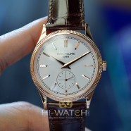 NEW!!! Patek Philippe Calatrava 18K Rose Gold Silver Dial 39 mm REF.6119R-001 (NEW Thai AD 08/2022)