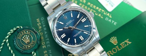 Rolex Oyster Perpetual Blue Dial 41 mm REF.124300 (Thai AD 09/2022)