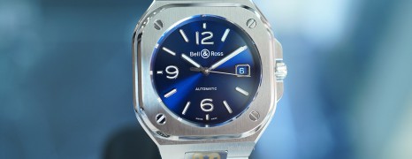 Bell & Ross BR-05 Automatic Blue Sunray Dial 40 mm Ref.BR05A-BLU-ST/SST (12/2023)