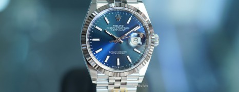 NEW!!! Rolex Datejust Jubilee Bright Blue Dial 36 mm Ref.126234 (NEW 04/2024)