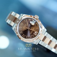 Rolex Datejust Everose Rolesor Chocolate VI Diamond 31 mm REF.278341RBR (Thai AD 09/2022)