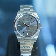 Rolex Oyster Perpetual Dark Rhodium Gray Dial 39 mm REF.114300 (2015)