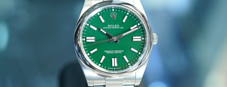 NEW!!! Rolex Oyster Perpetual Green Dial 41 mm REF.124300 (NEW Thai AD 03/2025)