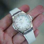 Hublot Big Bang Automatic One Click Steel White Dial Diamonds 33 mm (Thai AD 03/2022)