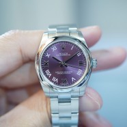Rolex Oyster Perpetual Purple Roman Dial 31 mm Ref.177200 (06/2015)