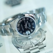Rolex Datejust Black Roman Dial Boy Size 31 mm REF.178240 (Thai AD 11/2019)
