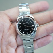 Rolex Oyster Perpetual Black Dial 31 mm Ref.177200 (12/2019)
