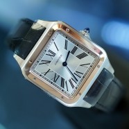 NEW!!! Cartier Santos Dumont 18K Rose Gold Bezel Size Large Ref.W2SA0037 (NEW Thai AD 09/2025)